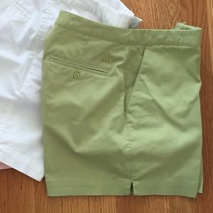 ADIDAS Sage Green Golf Stretch Shorts